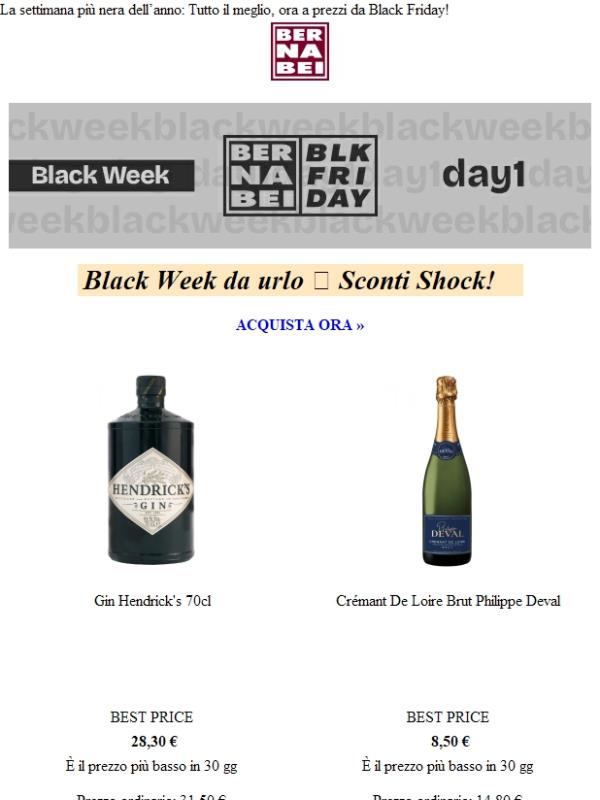 Inizia la 💣 BLACK WEEK!