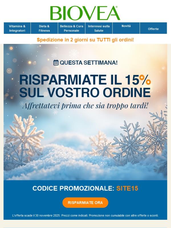 🌿15% di sconto su tutto il sito – Acquista subito i tuoi preferiti!