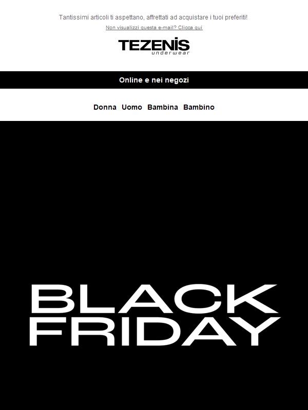 BLACK FRIDAY: look fino al -50% 🤯🏷️