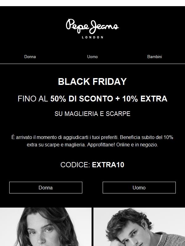 BLACK FRIDAY I Sconti fino al 50%