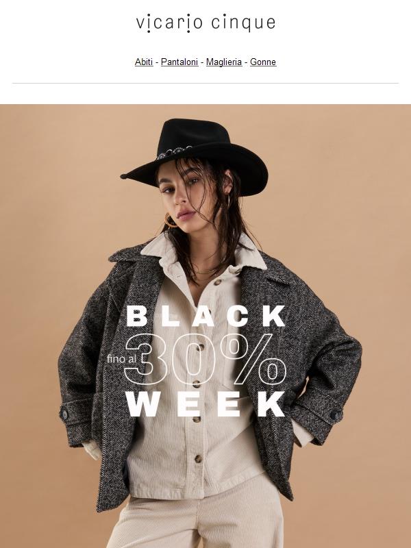 Black Week 🖤 Inizia ora