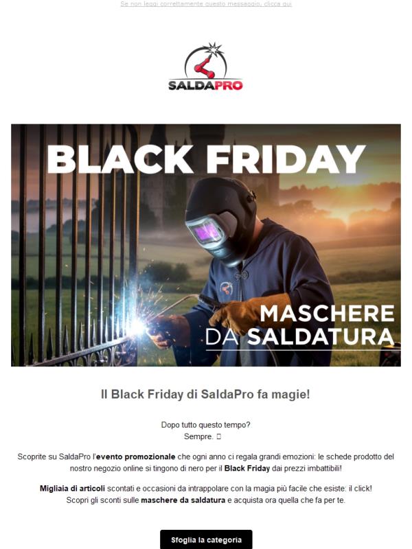 Le magie del Black Friday di SaldaPro!