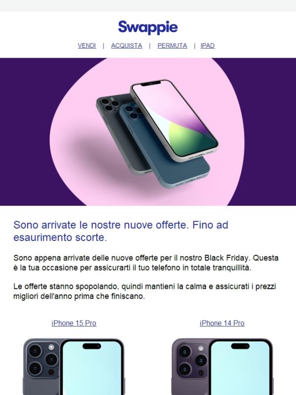 Disponibilità limitata: la tua occasione per l'iPhone 15 Pro