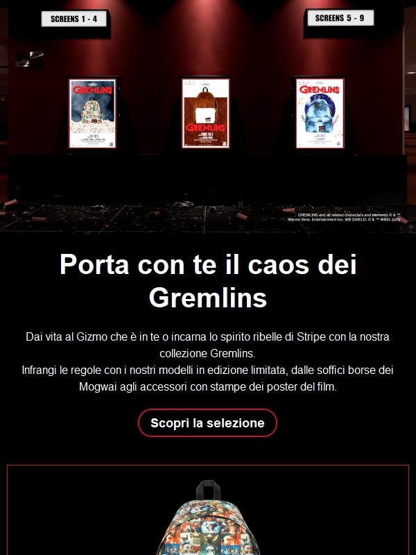 Borse ispirate al selvaggio mondo dei Gremlins