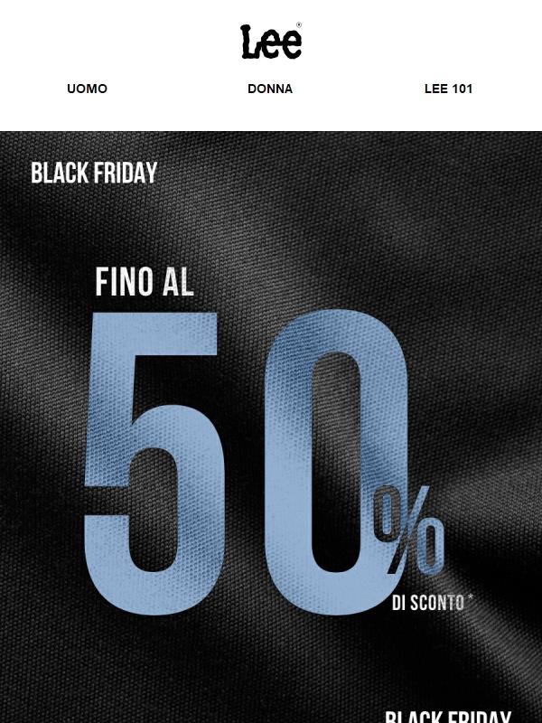 Il Black Friday inizia ORA – Fino al 50% di sconto 🔥