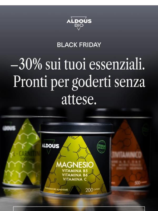 –30% 🖤 Prendili ora, prima che spariscano
