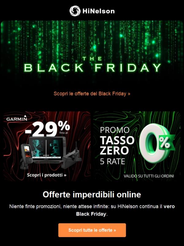 🚨 SCONTI BLACK FRIDAY 🚨