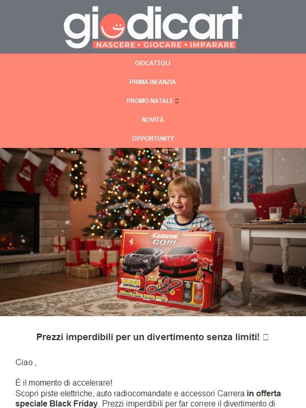 🏁 Black Friday Carrera: scopri le offerte imperdibili!