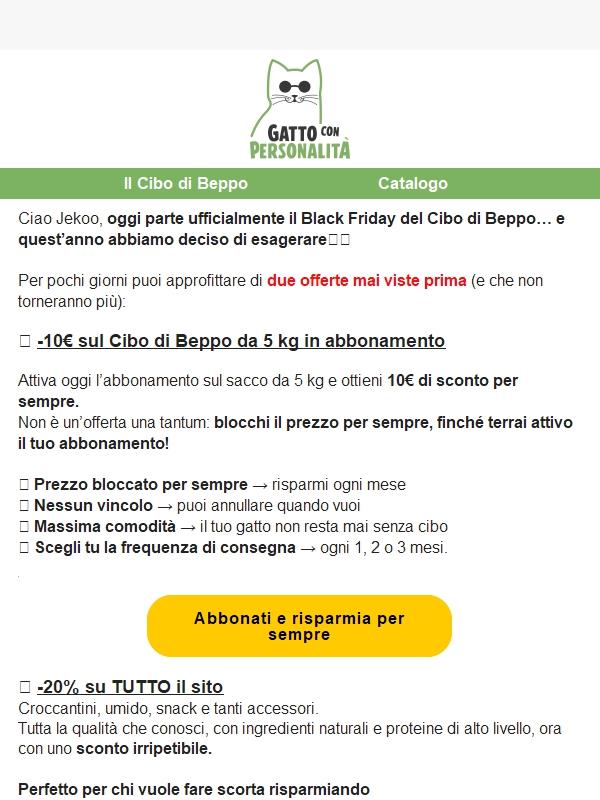Il Black Friday è iniziato!