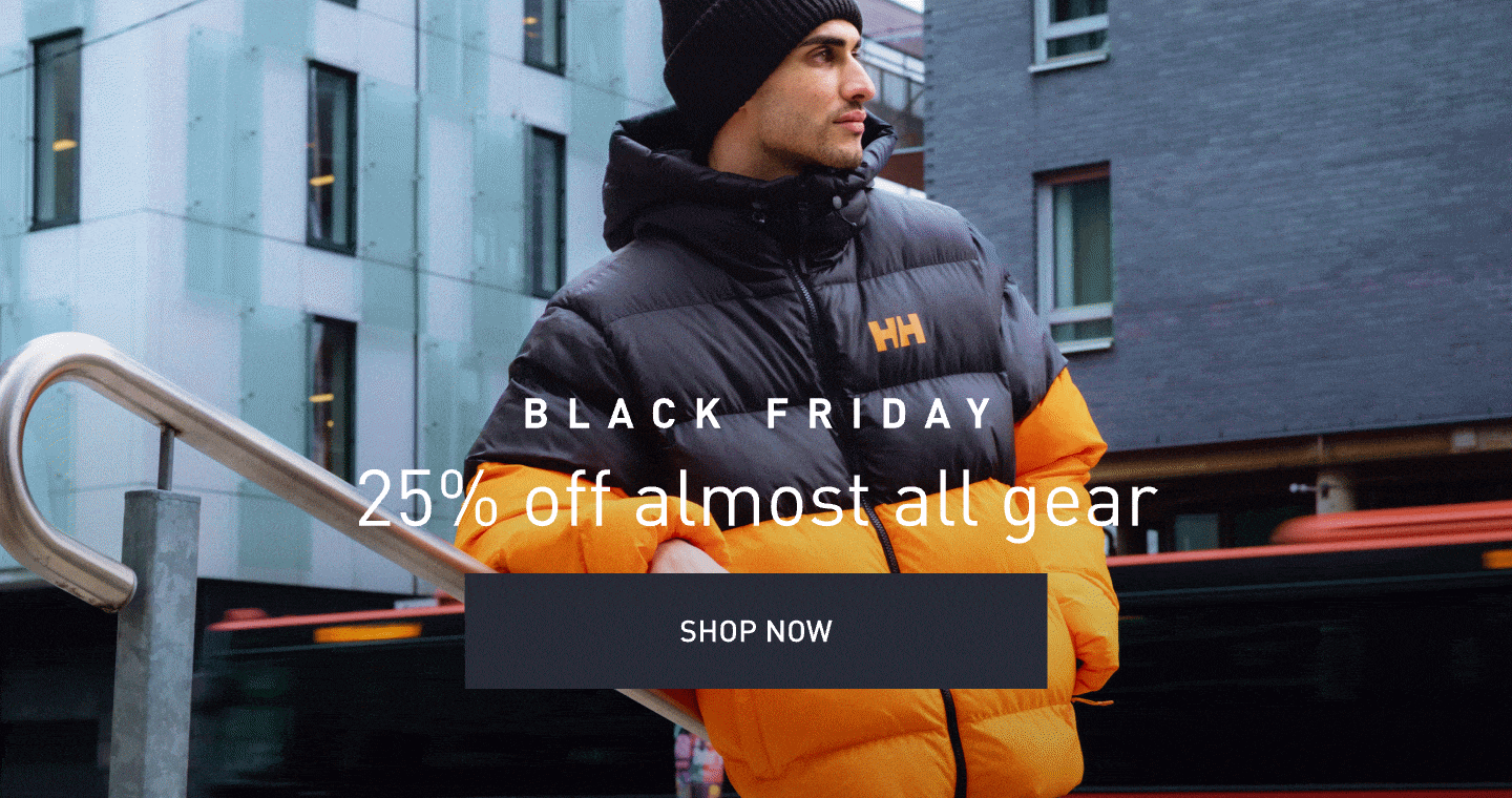 BLACK FRIDAY - 25% off almost all gear. SHOP NOW.A