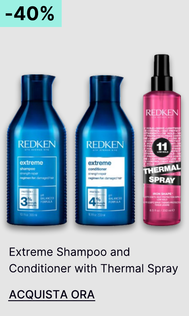 Redken Extreme Shampoo and Conditioner For Damaged Hair with Thermal Spray Heat Protector