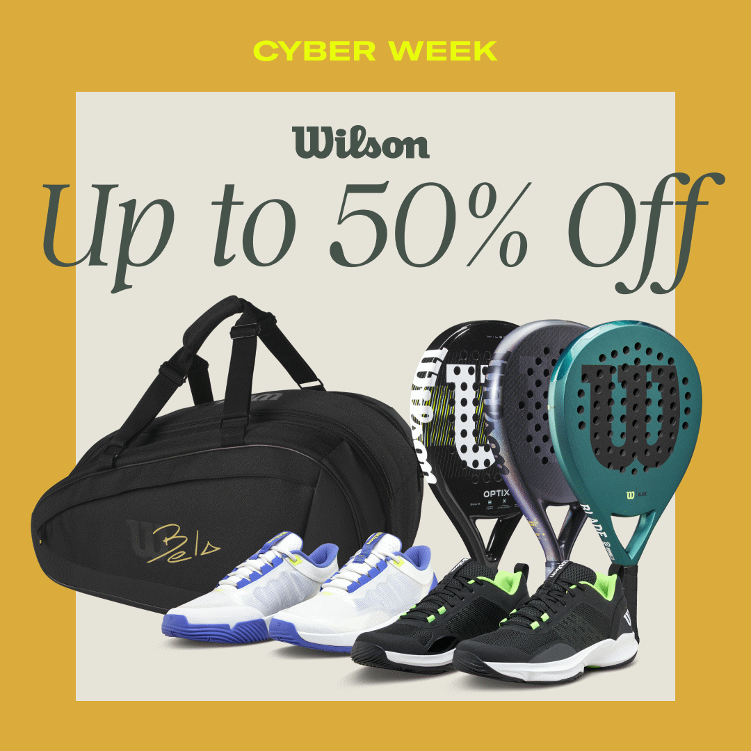 FINO AL 50% DI SCONTO SUGLI ESSENZIALI PER IL PADEL