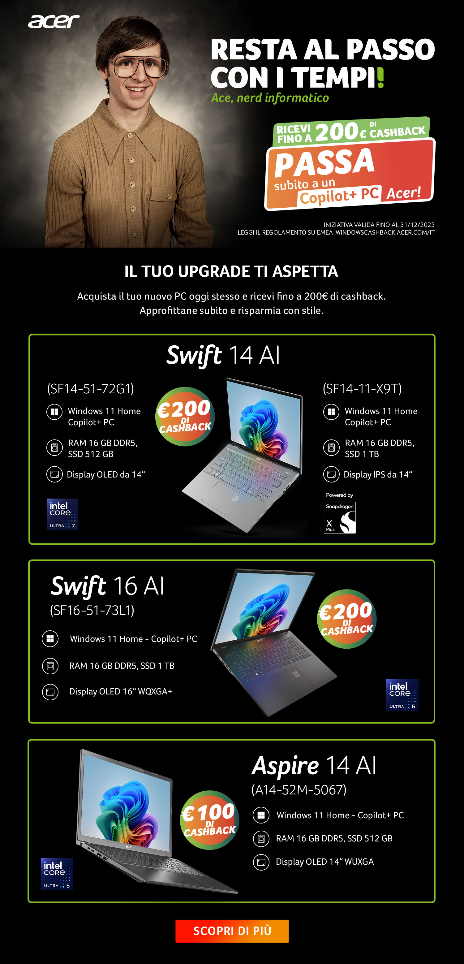 Acer Cashback