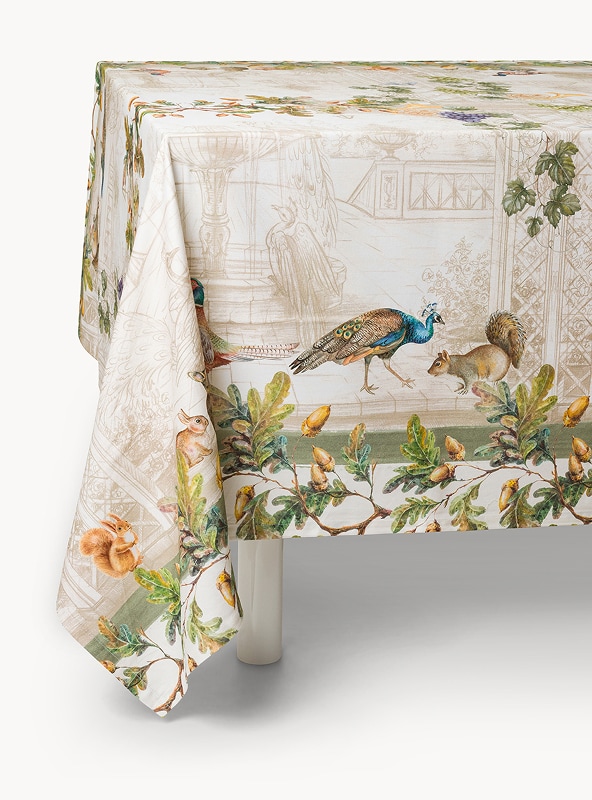 Tovaglia Artemide by Tessitura Randi in drill di puro cotone stampato