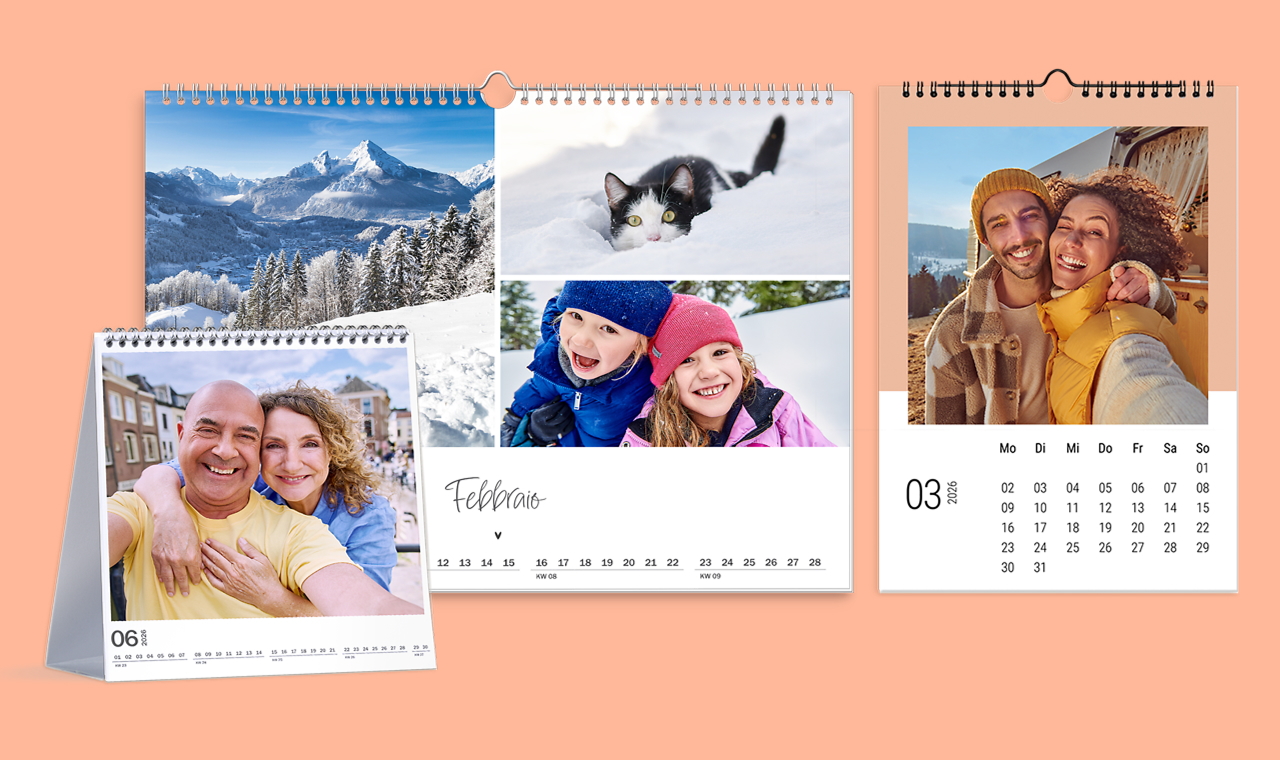 Vari tipi di calendario dell'Avvento personalizzati Pixum