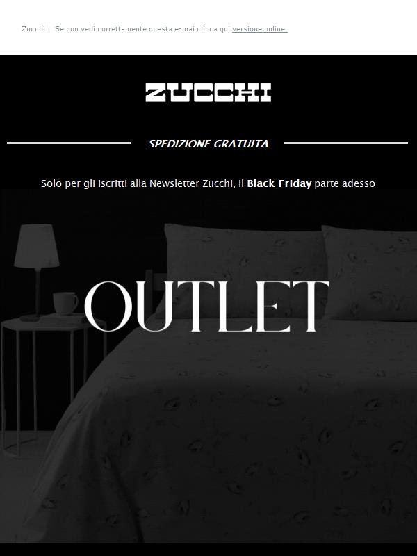 Black Friday in anteprima solo per te: scopri la selezione Outlet!