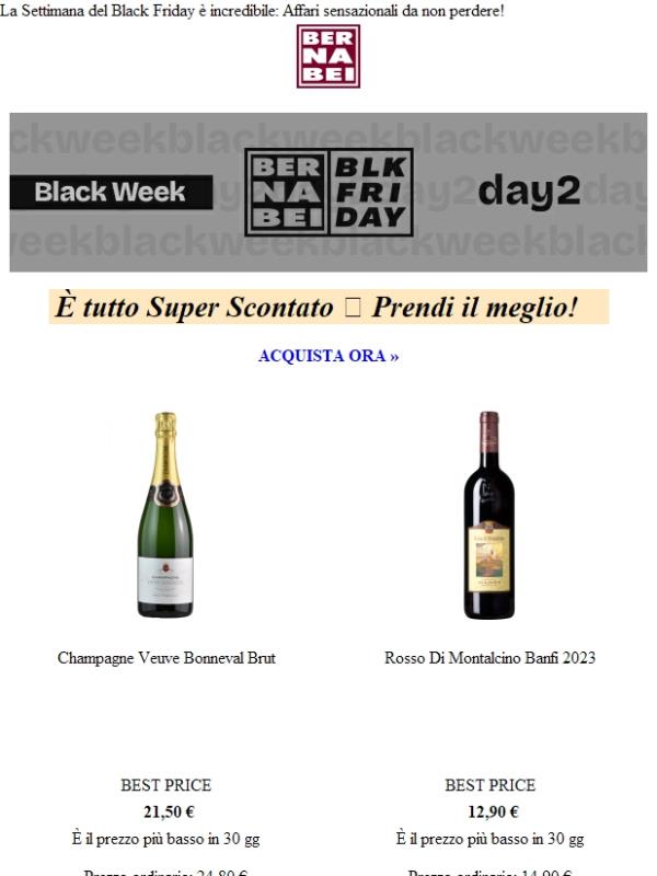 BLACK WEEK 🖤 Sconti Wow!