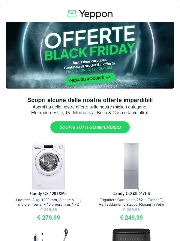 Scopri le nostre offerte Imperdibili del Black Friday ⚫💥