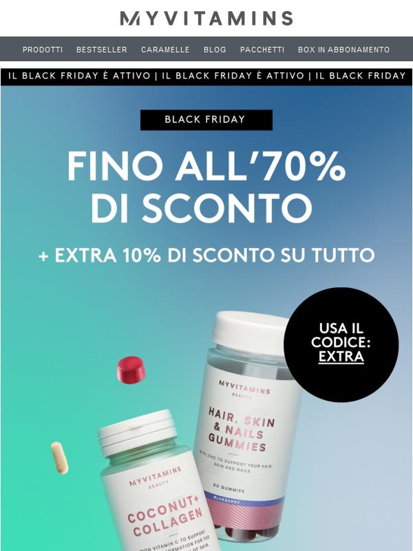 Il Black Friday è attivo 💥