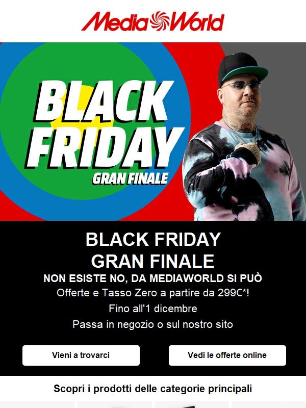 Black Friday: prezzi da Gran Finale fino all’1/12
