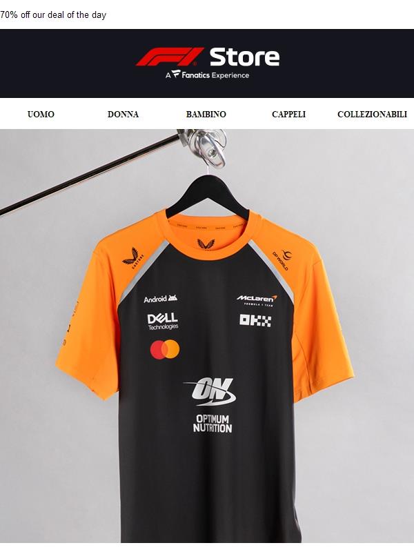 Tuesday Only Offer: McLaren Team Set Up T-Shirt