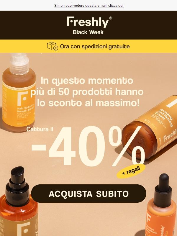 Cattura i più venduti al -40%! 💥