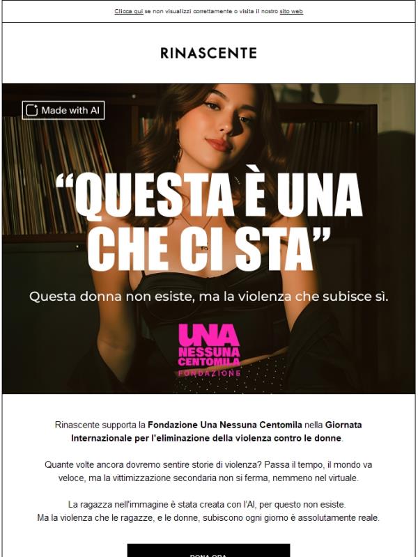 Giornata Internazionale per l'eliminazione della violenza contro le donne | Fondazione Una Nessuna Centomila