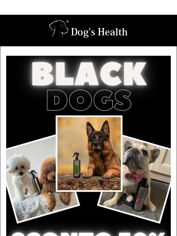 🖤 Black Friday Dog’s Health: -30% su tutto