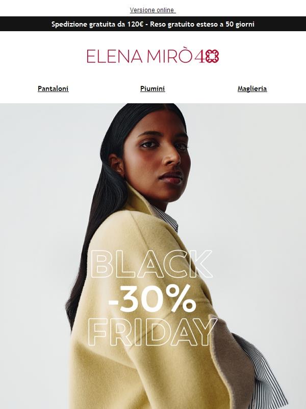 Tempo di cappotti: ora al -30%