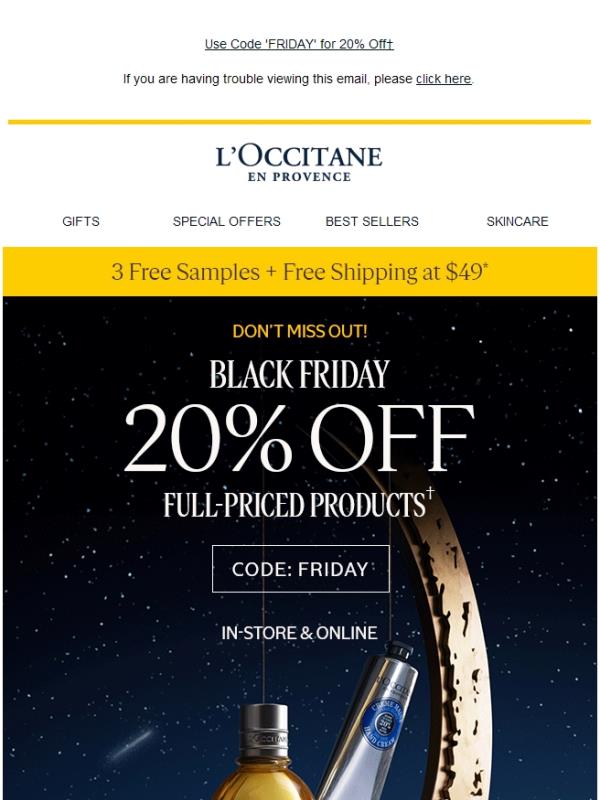 It's Here: 20% Off Starts Now❗