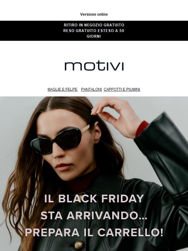 Prepara il carrello: il Black Friday è vicino🖤