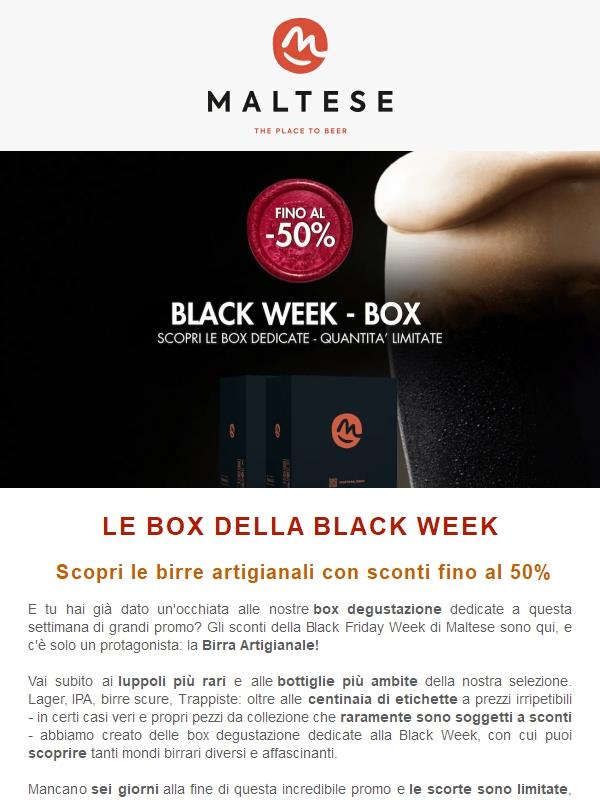 Black Friday: scopri le box dedicate!