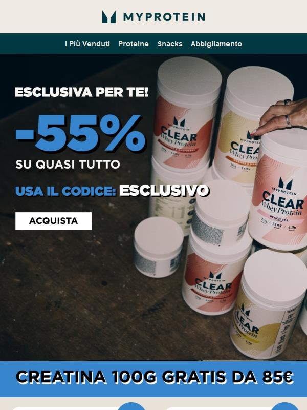 Ultime ore ⏰ -55% su quasi TUTTO