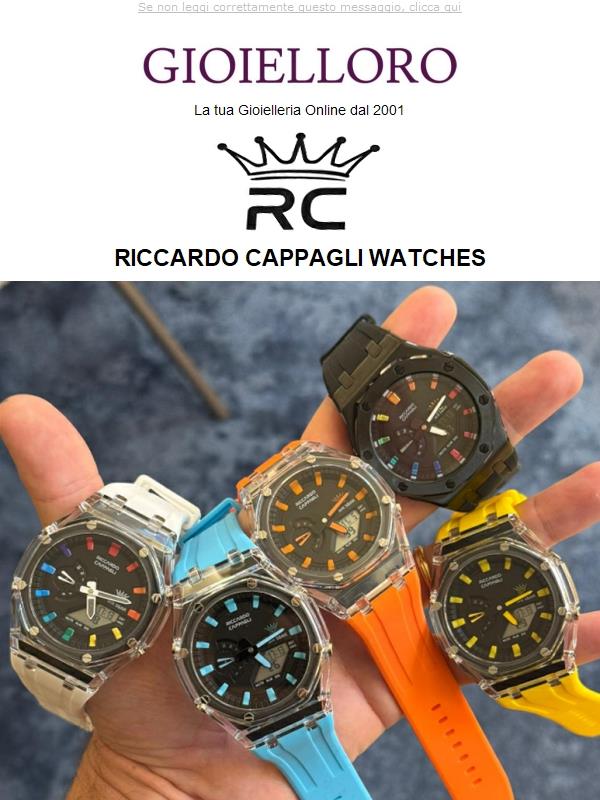✨ Orologi CAPPA Watch in esclusiva su Gioielloro 👀