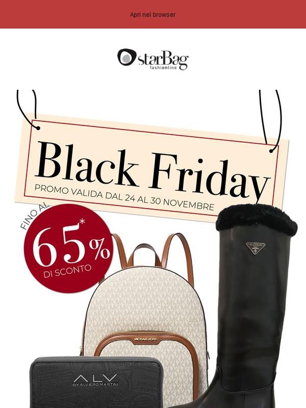 🖤 Black Friday Starbag: fino al 65% di sconto!