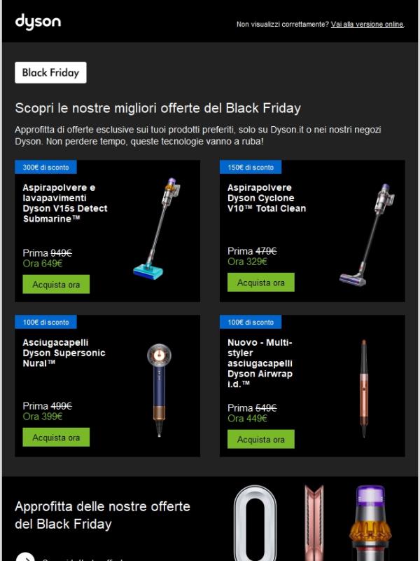 Scopri le nostre migliori offerte del Black Friday