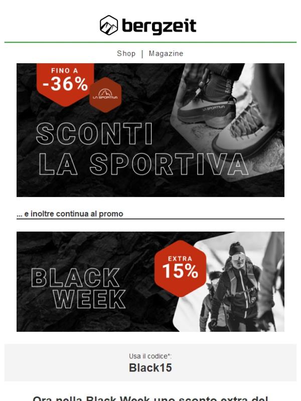 La Sportiva nel Black Week 🖤