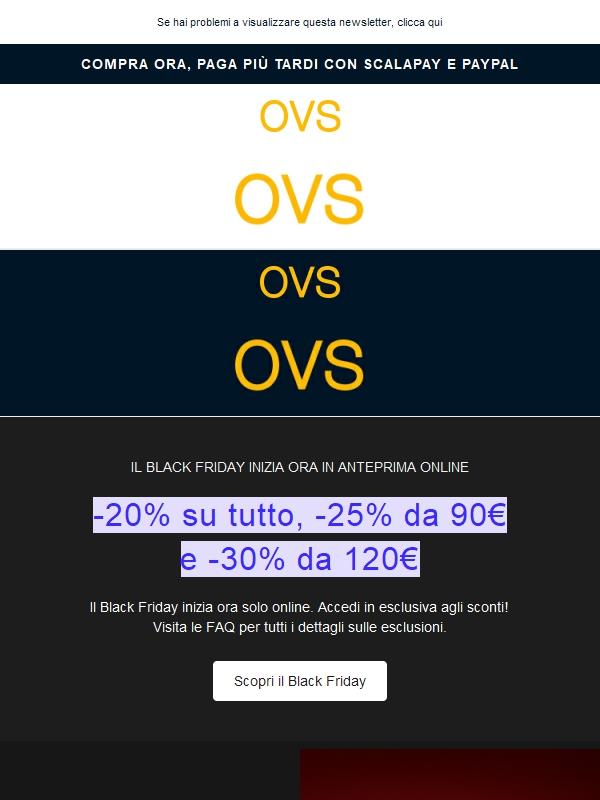 Il Black Friday inizia ORA! 🔥