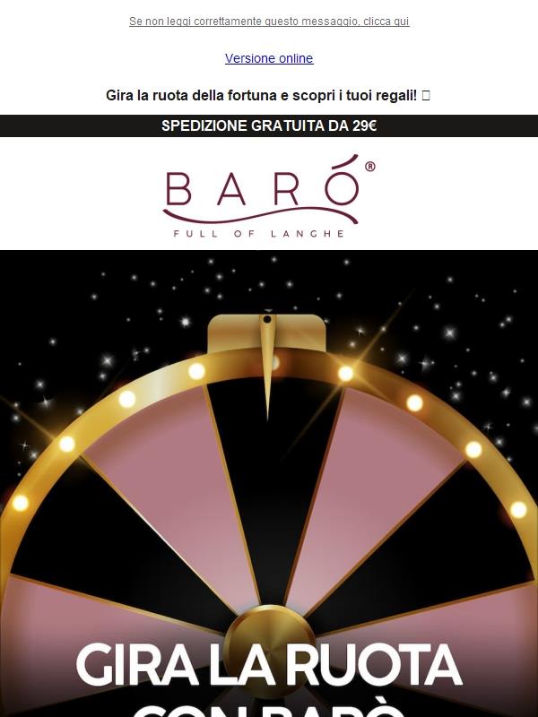 Torna la Ruota della Fortuna Barò: hai già giocato? 🎉