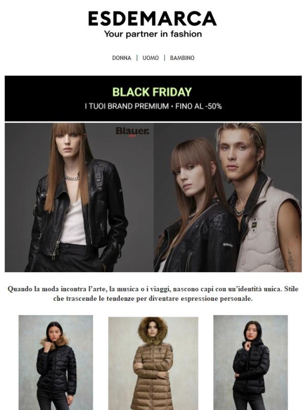 Blauer, Polo Ralph Lauren, BA&SH e Moon Boot per il Black Friday
