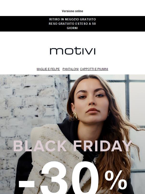 BLACK FRIDAY -30% su T-U-T-T-O 🖤
