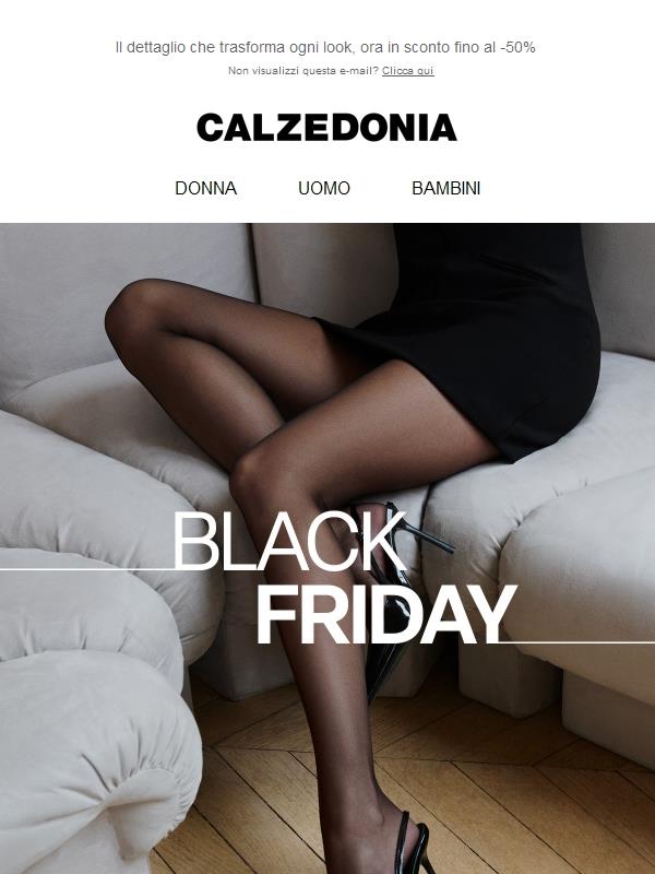 Black Friday: collant fino al -50%