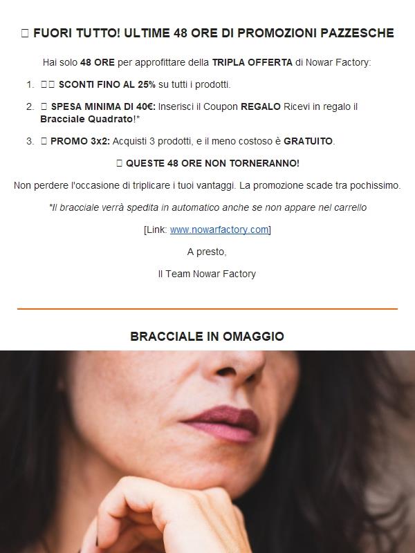 🎁. Bracciale in Omaggio