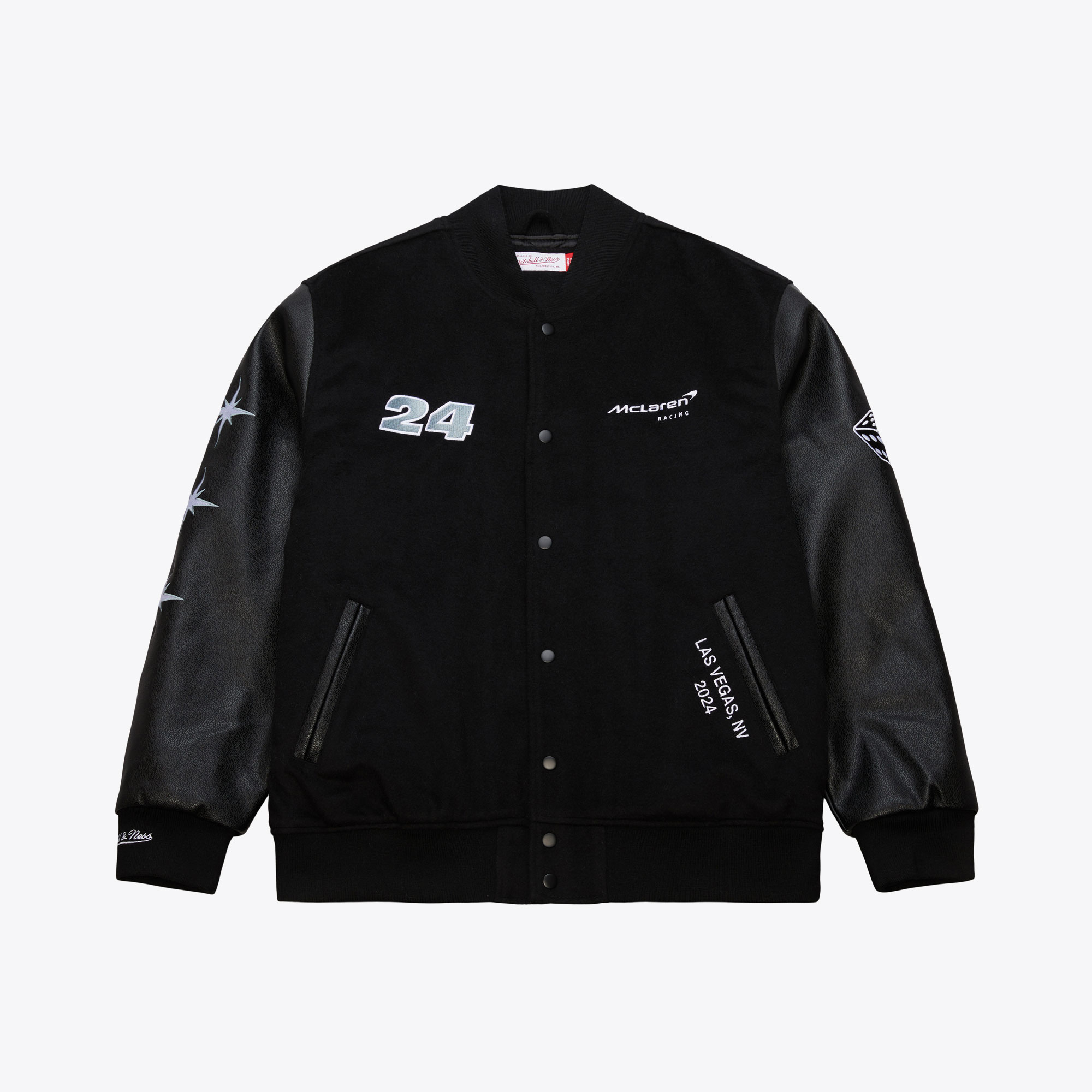 Giacca universitaria della squadra McLaren F1 Mitchell & Ness