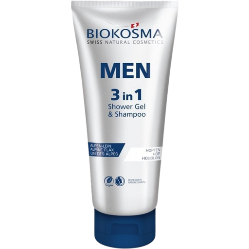 BIOKOSMA MEN Gel Doccia Shampoo 3in1 al Luppolo
