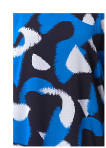 Tunica a doppio strato dal taglio oversize con scollo a girocollo e maniche lunghe