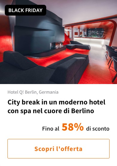 City break in un moderno hotel con spa nel cuore di Berlino