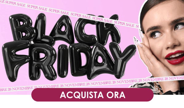 black friday 20% off fino a venerdì a mezzanotte