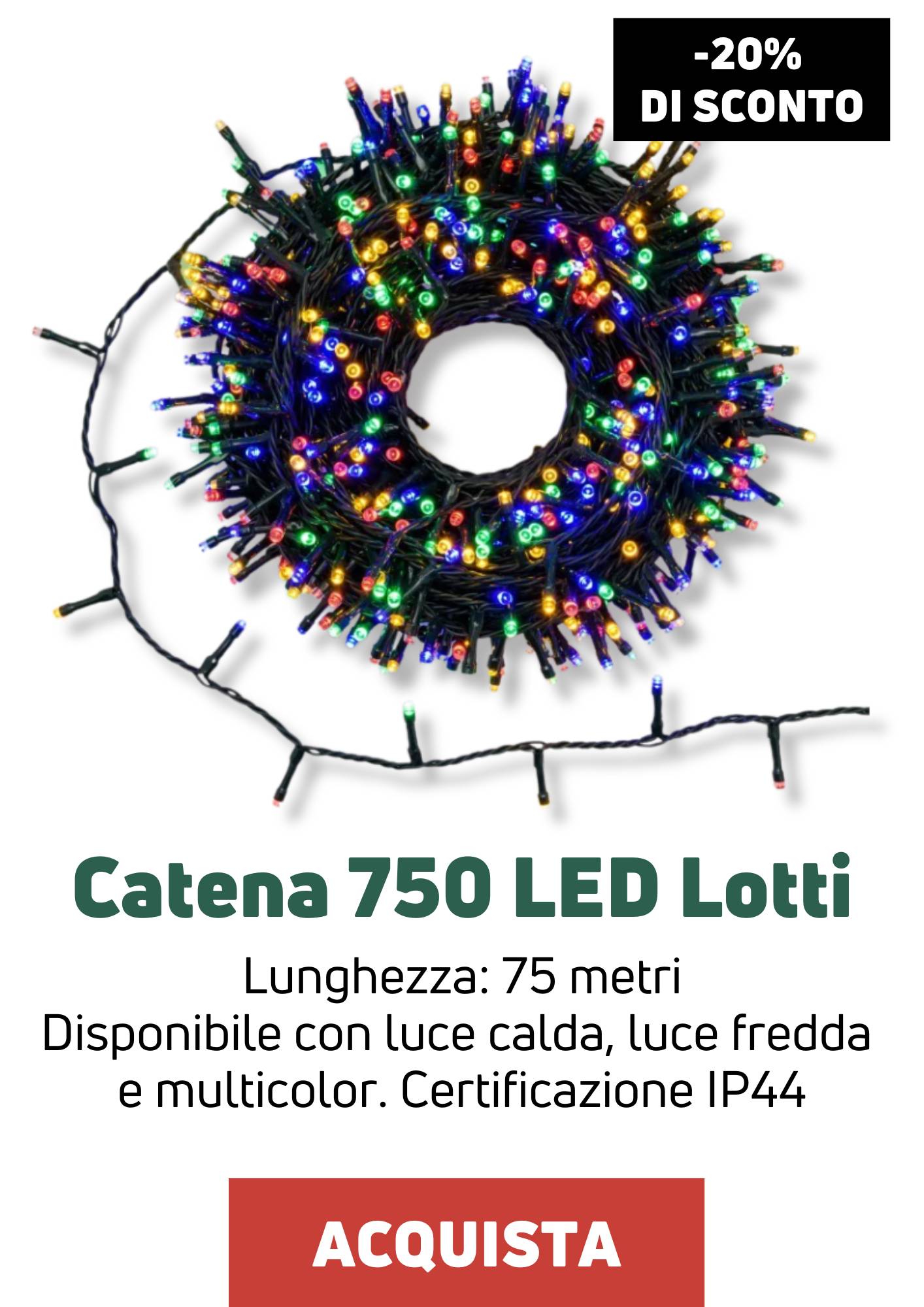 Catena 750 led Lotti | Perrone Shop