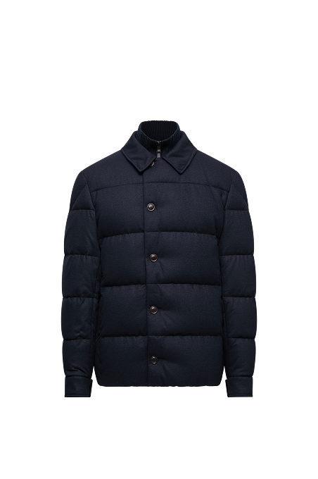 Piumino Corto Agde in Misto Lana